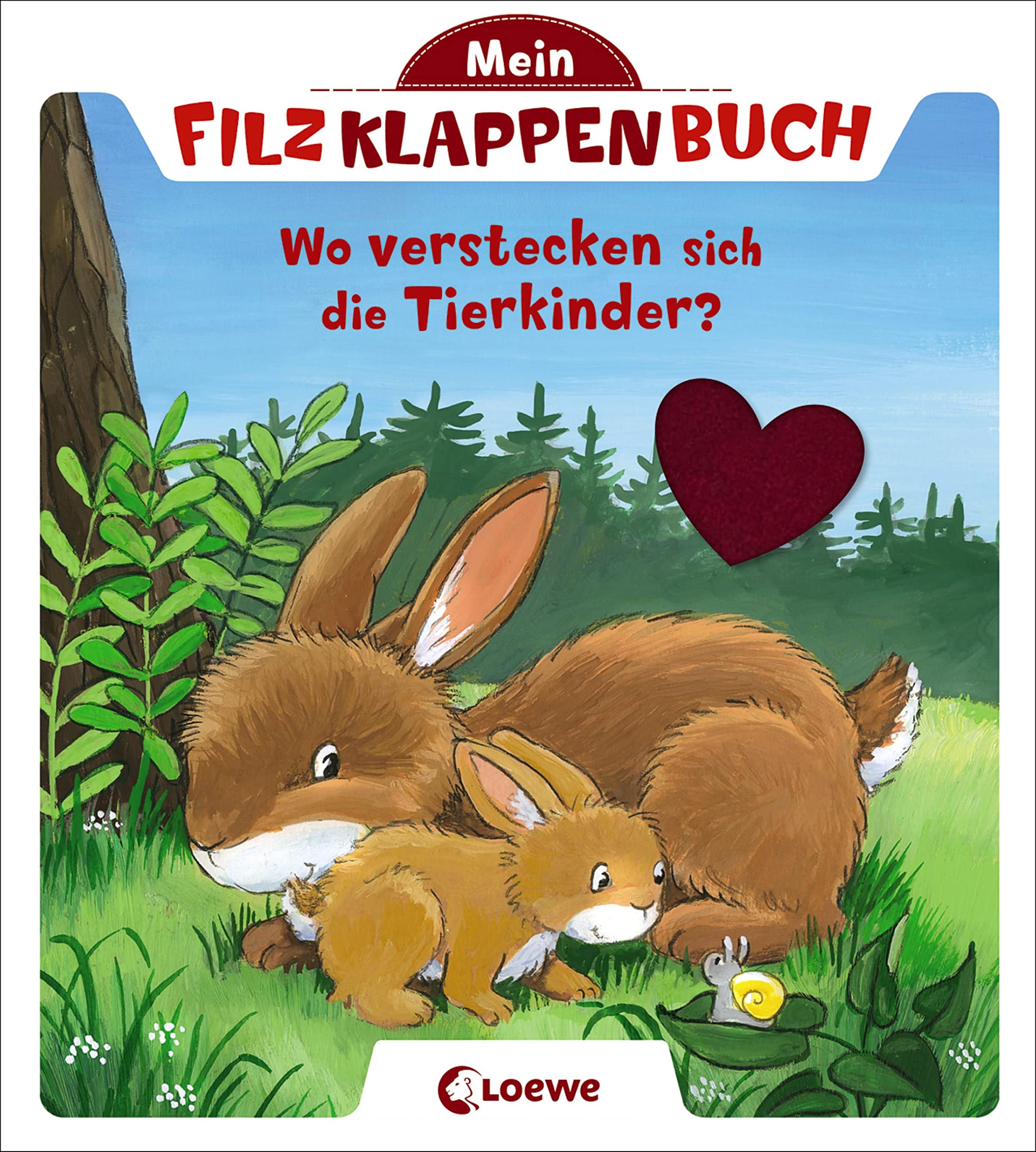 Mein Filzklappenbuch - Wo verstecken sich die Tierkinder?: ab 18 Monate: Mitmachbuch zum Fühlen und Entdecken für Kinder ab 18 Monate Business, Finance & Career