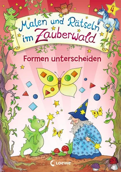 Malen und Rätseln im Zauberwald - Formen unterscheiden Children's books