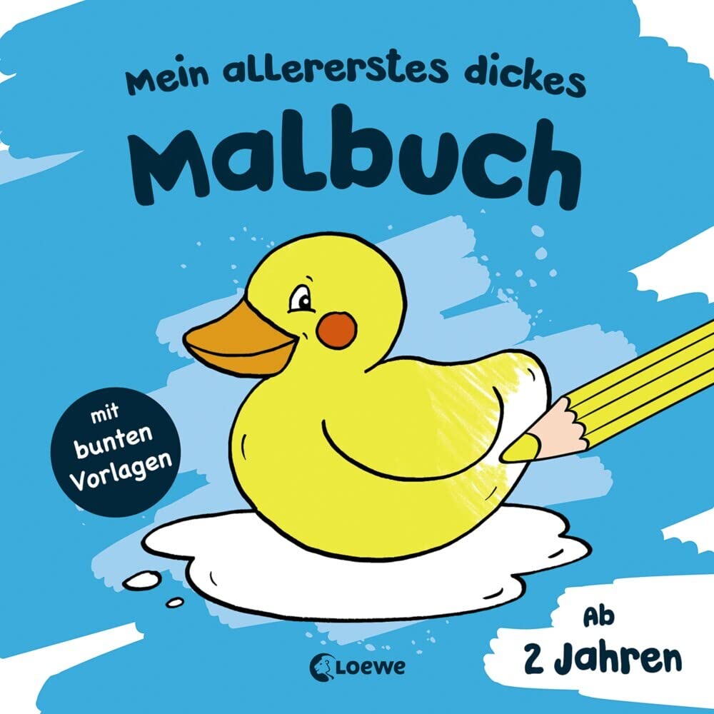 Mein allererstes dickes Malbuch (Badeente): Ausmalbuch für Kinder ab 2 Jahre Leisure, Home & Garden