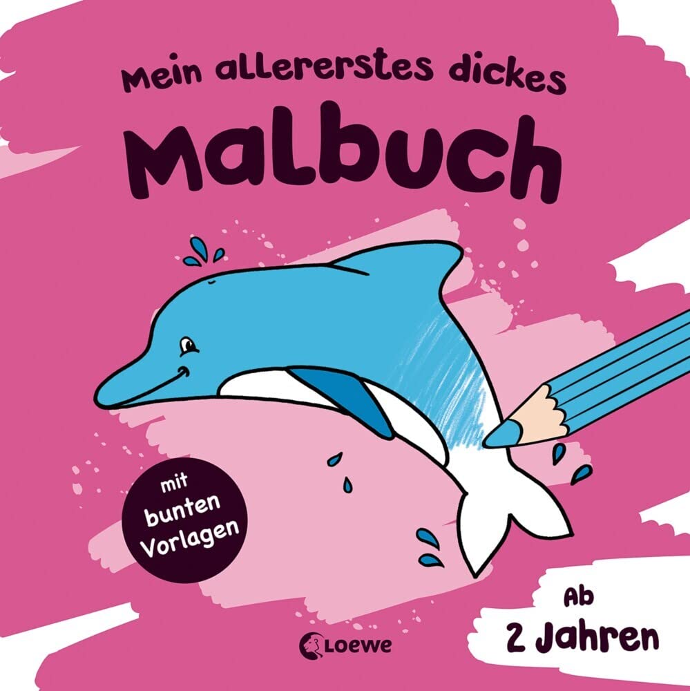 Mein allererstes dickes Malbuch (Delfin) Leisure, Home & Garden