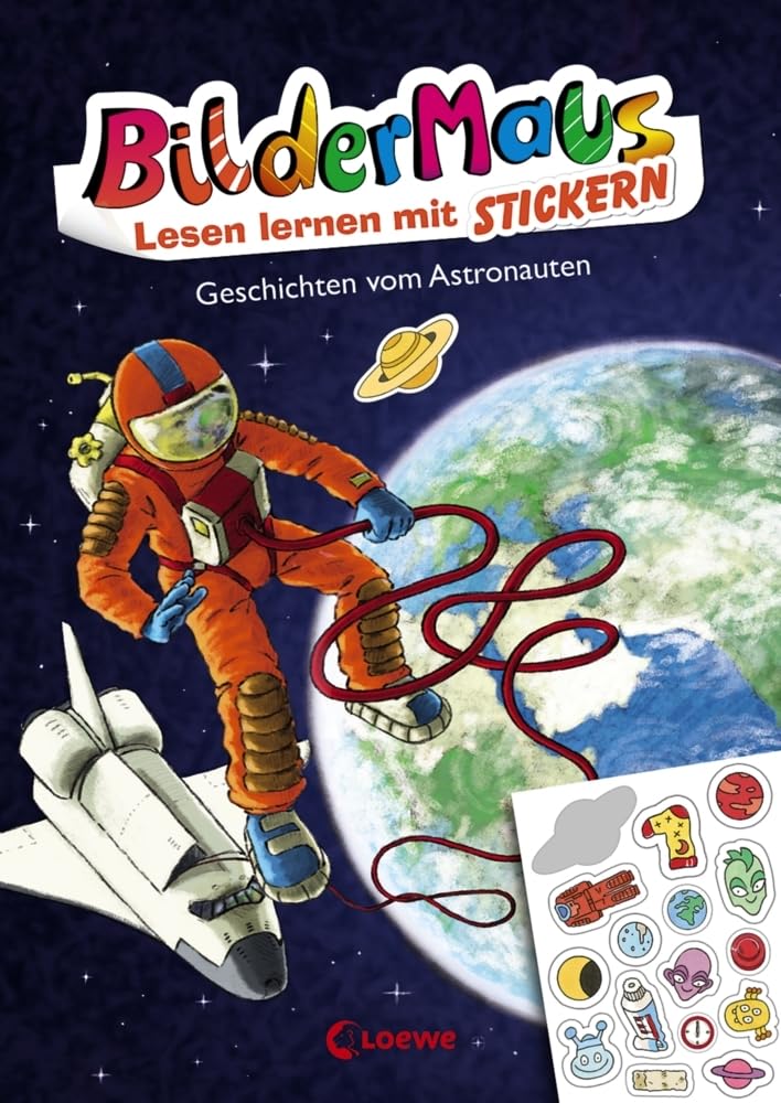 Bildermaus - Lesen lernen mit Stickern - Geschichten vom Astronauten Non-fiction