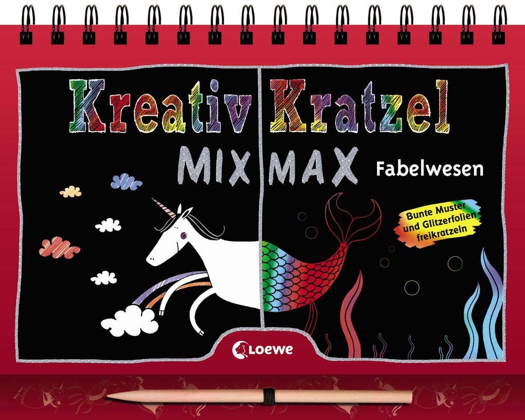 Kreativ-Kratzel MIX MAX - Fabelwesen: Fabelhafte Kratz-Beschäftigung für Kinder ab 5 Jahre Non-fiction