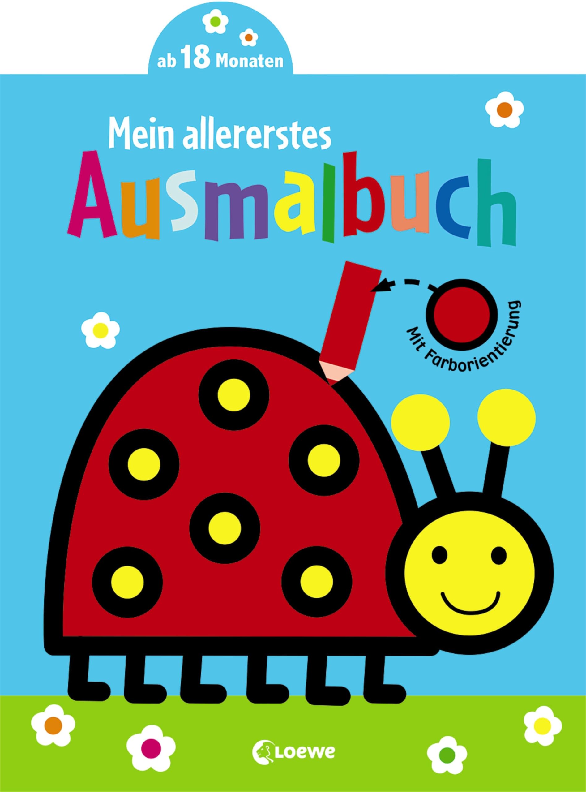 Mein allererstes Ausmalbuch (Marienkäfer): Fördere die Motorik und die Kreativität deines Kindes mit diesem Malbuch ab 18 Monaten Film, Art & Culture