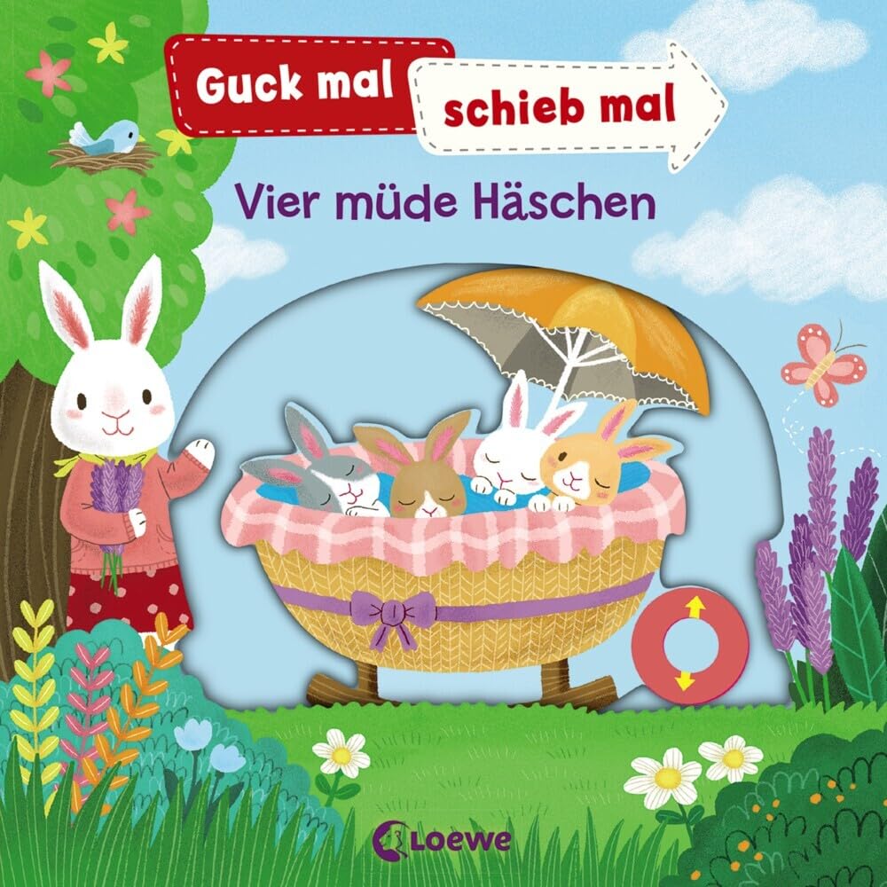 Guck mal, schieb mal! - Vier müde Häschen: Pappbilderbuch ab 2 Jahre Garden & Plants