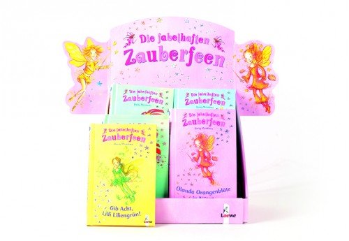 Die fabelhaften Zauberfeen, Verkaufsdisplay Novels & Short Stories