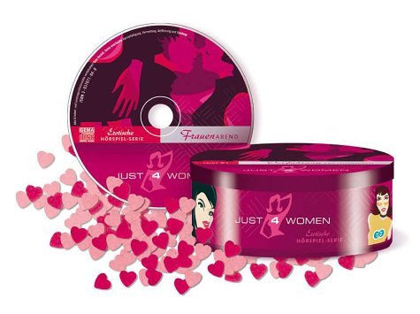 Just4Women - Frauenabend (in Geschenkdose): Just4Women, Erotische Hörspielserie, Bd. 1 (Lübbe Audio) Contemporary literature Books