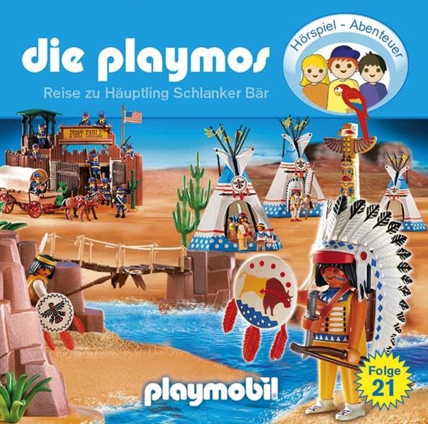 Die Playmos - Reise zu Häuptling Schlanker Bär,1 Audio-CD Children & Young People
