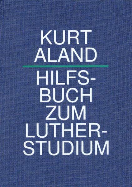 Hilfsbuch zum Lutherstudium Second hand books on Religion & Esotericism