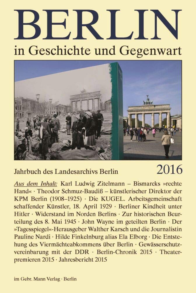 Berlin in Geschichte und Gegenwart Film, Art & Culture