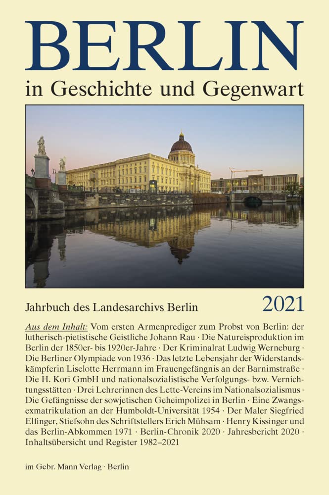 Berlin in Geschichte und Gegenwart German history