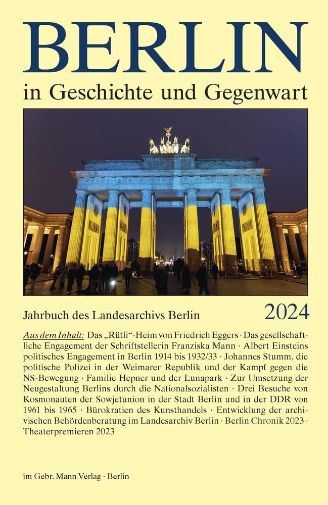 Berlin in Geschichte und Gegenwart book