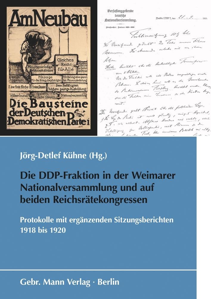 Die DDP-Fraktion in der Weimarer Nationalversammlung und auf beiden Reichsrätekongressen Law