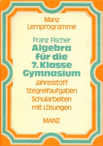 Algebra für die 7. Klasse Gymnasium Mathematics