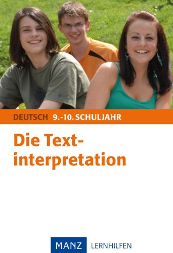 Product Image: Die Textinterpretation - 9./10. Schuljahr
