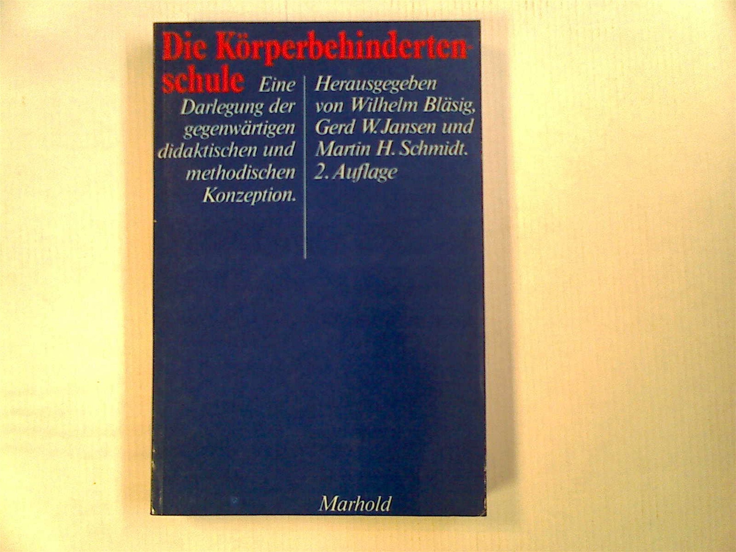 Die Körperbehindertenschule Books