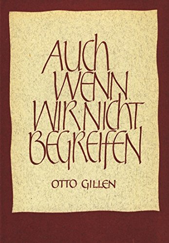 Auch wenn wir nicht begreifen ... : ein Buch kommt zu Besuch. Books