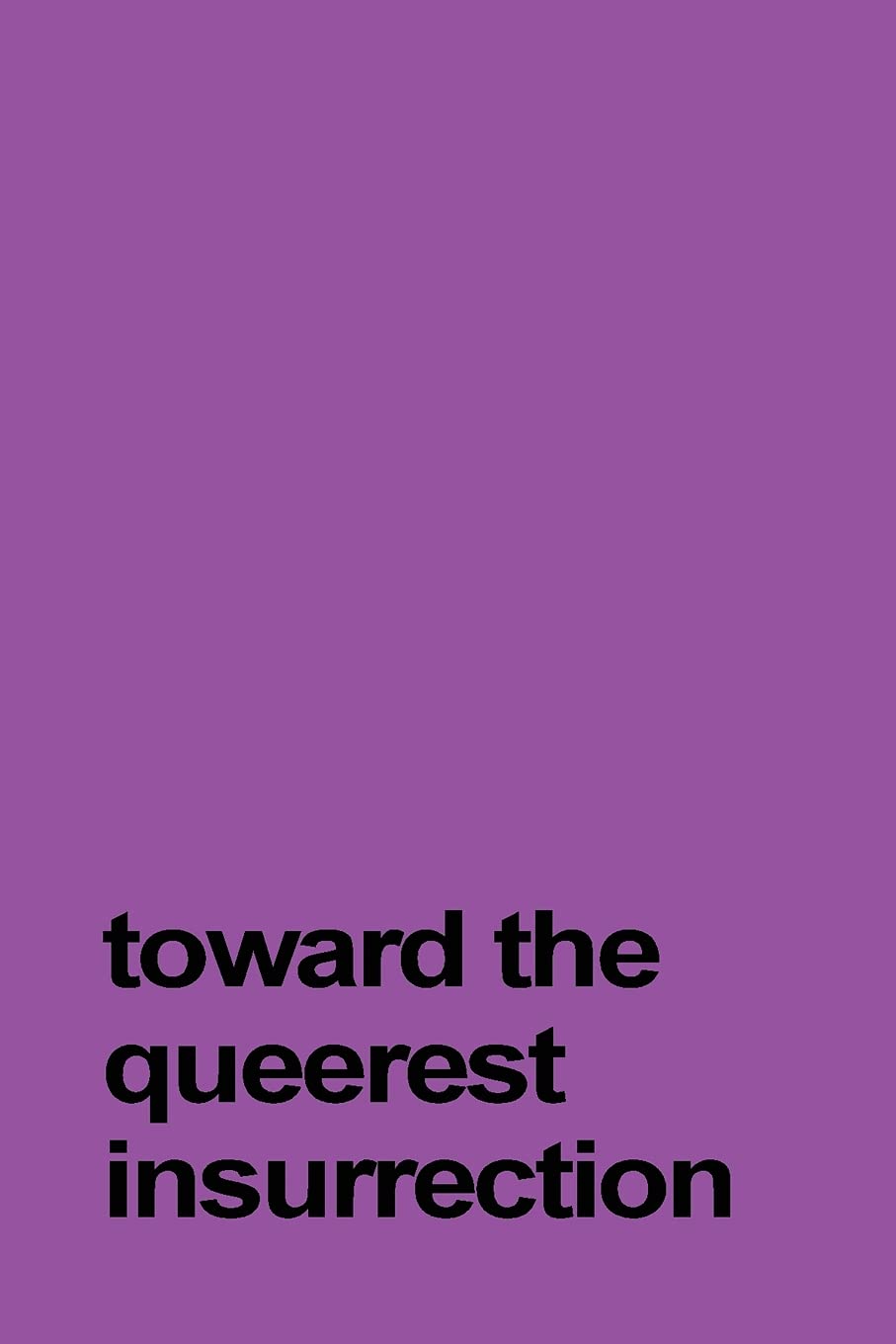 Toward the Queerest Insurrection (Radical Reprint, Band 44) Books
