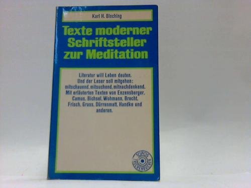 Texte moderner Schriftsteller zur Meditation. Self-help