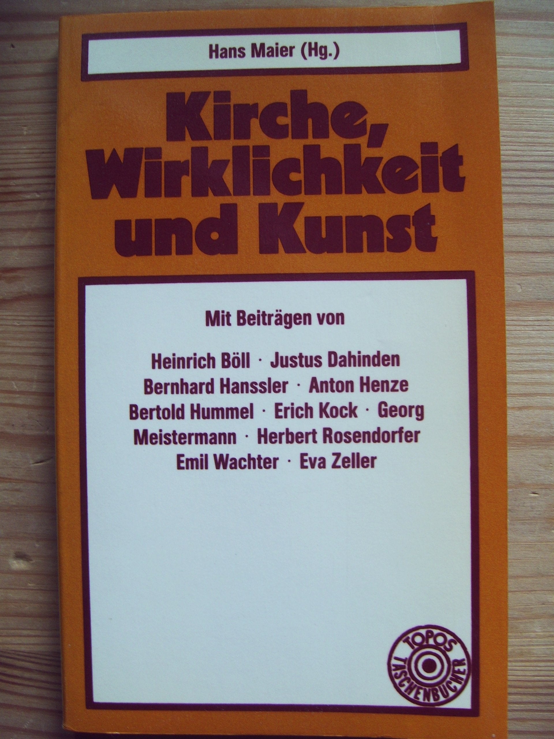 Kirche, Wirklichkeit und Kunst. Professional & Reference Books