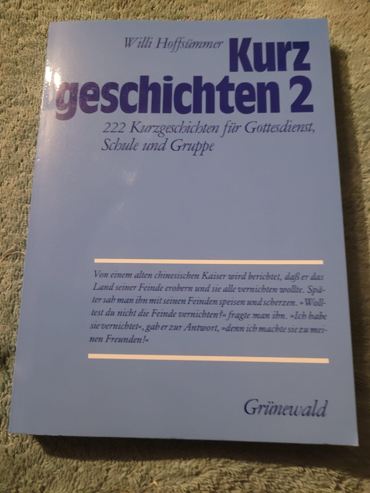 Kurzgeschichten 2 Second hand books on Religion & Esotericism