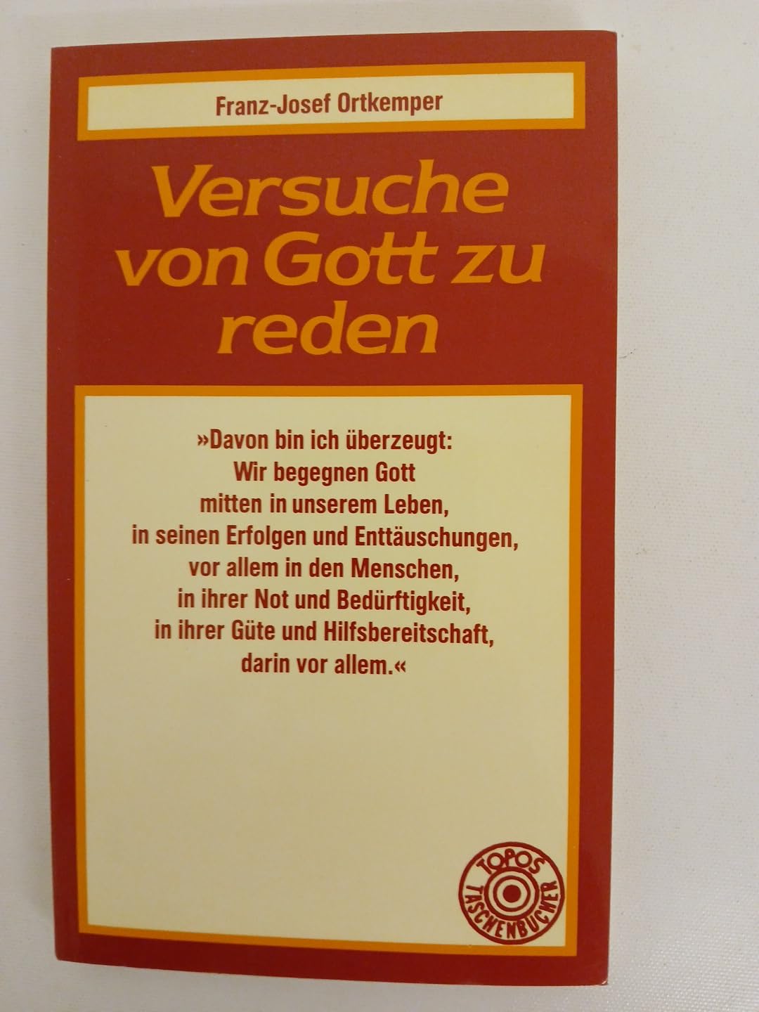 Versuche von Gott zu reden Books
