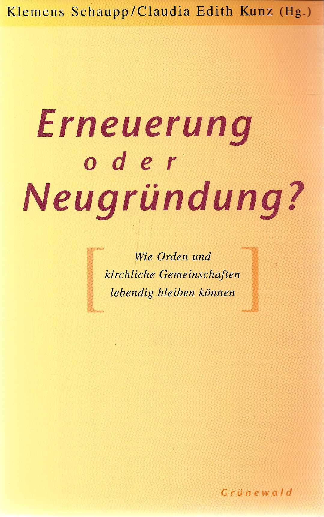 Erneuerung oder Neugründung? Wie Orden und kirchliche Gemeinschaften lebendig bleiben können Film, Art & Culture