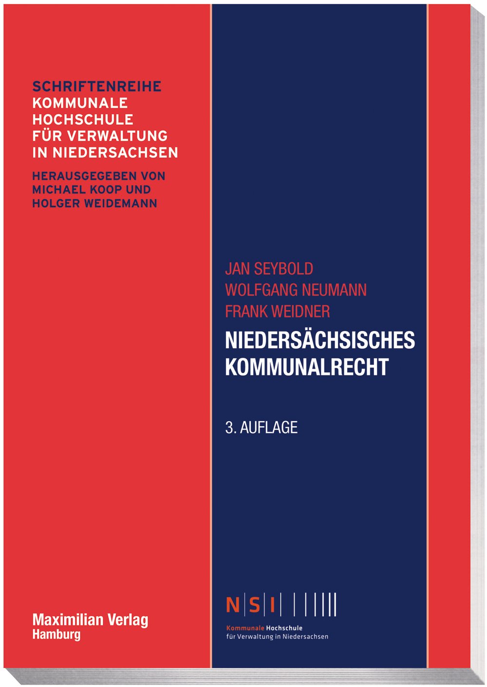 Niedersächsisches Kommunalrecht (NSI-Schriftenreihe) Law