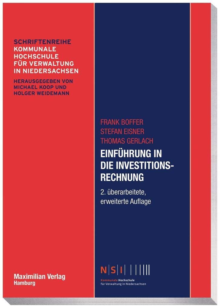 Einführung in die Investitionsrechnung Law