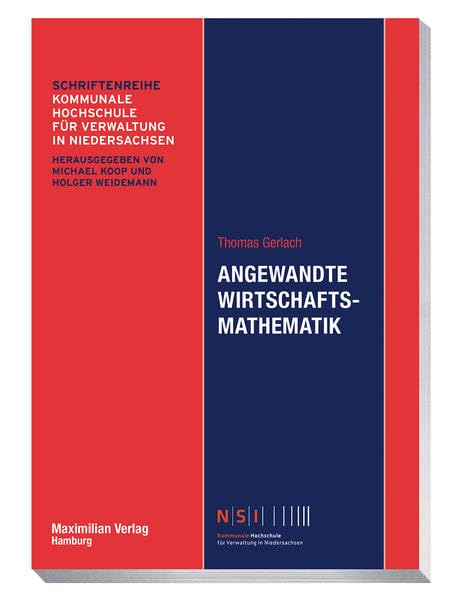 Product Image: Angewandte Wirtschaftsmathematik