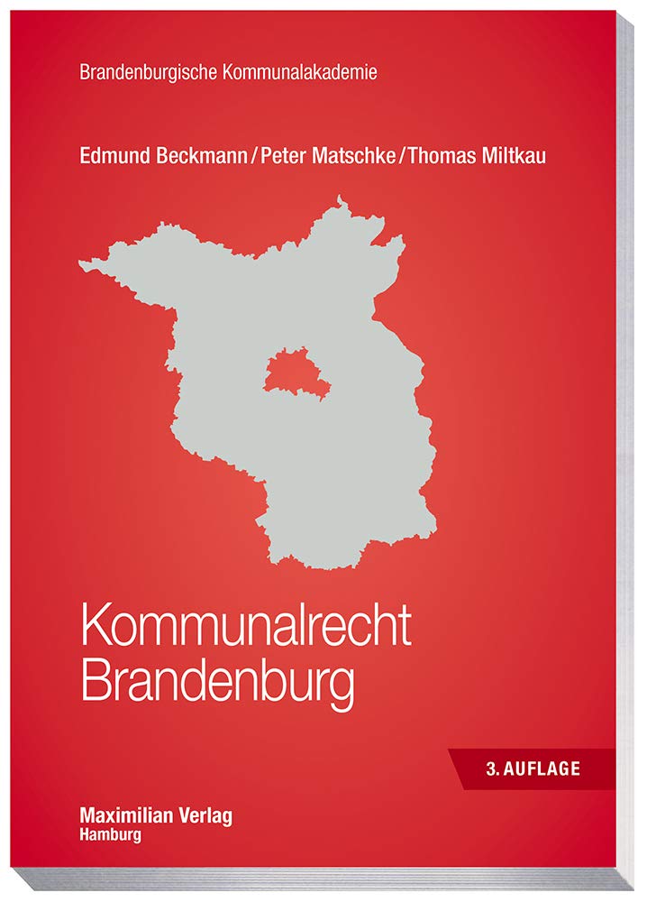 Kommunalrecht Brandenburg Law Books