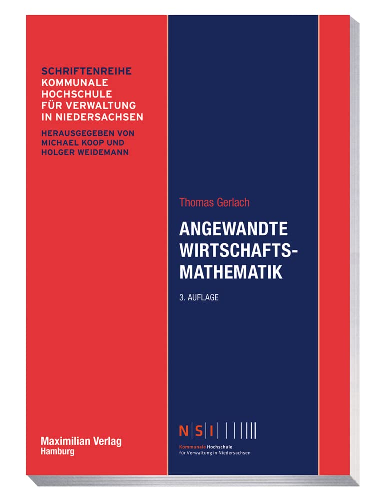 Angewandte Wirtschaftsmathematik Law Books