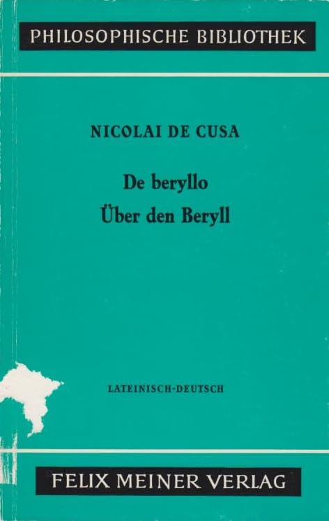 Über den Beryll. Lateinisch-Deutsch. Religion & Esotericism
