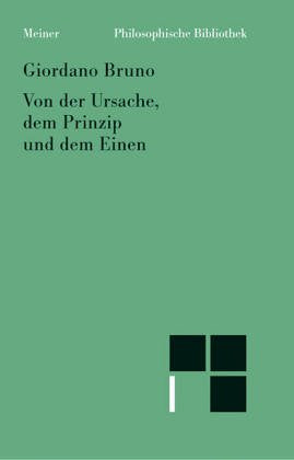 Von der Ursache, dem Prinzip und dem Einen Philosophy