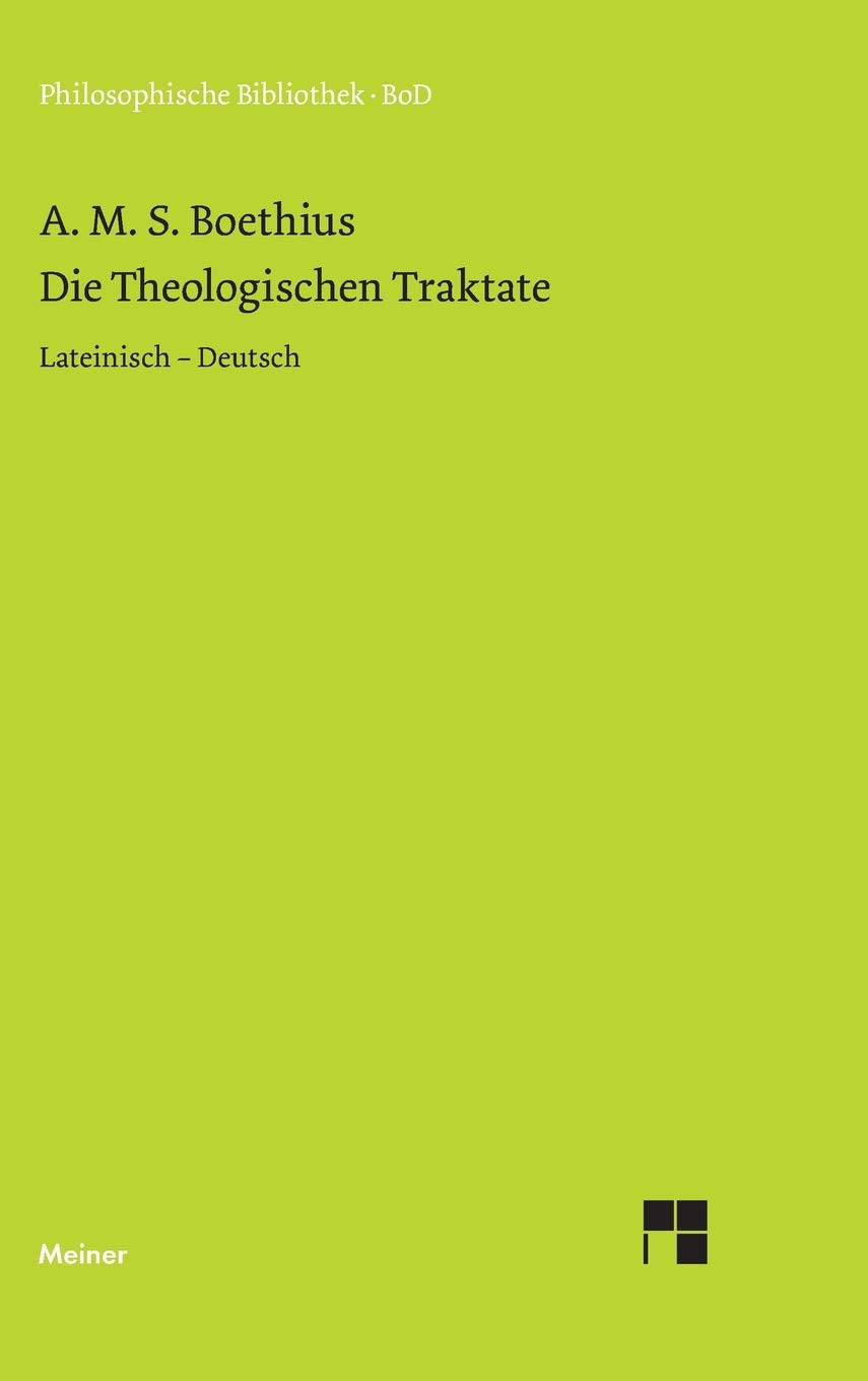 Die theologischen Traktate Philosophy