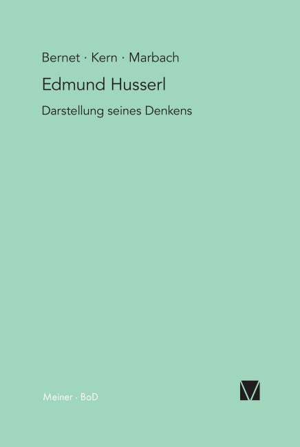 Edmund Husserl - Darstellung seines Denkens Philosophy Books