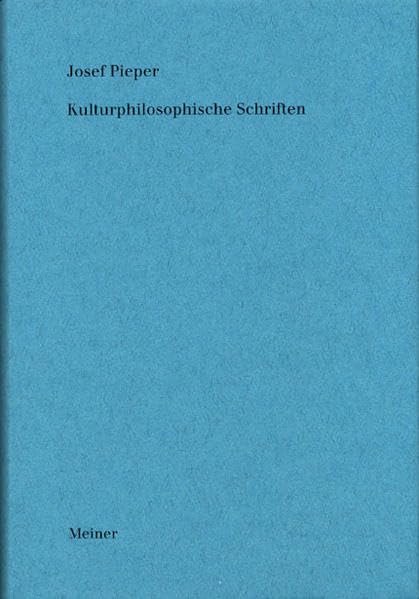 Werke / Kulturphilosophische Schriften Philosophy