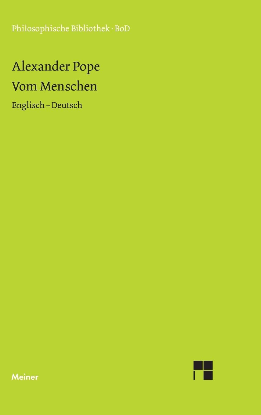Vom Menschen Philosophy