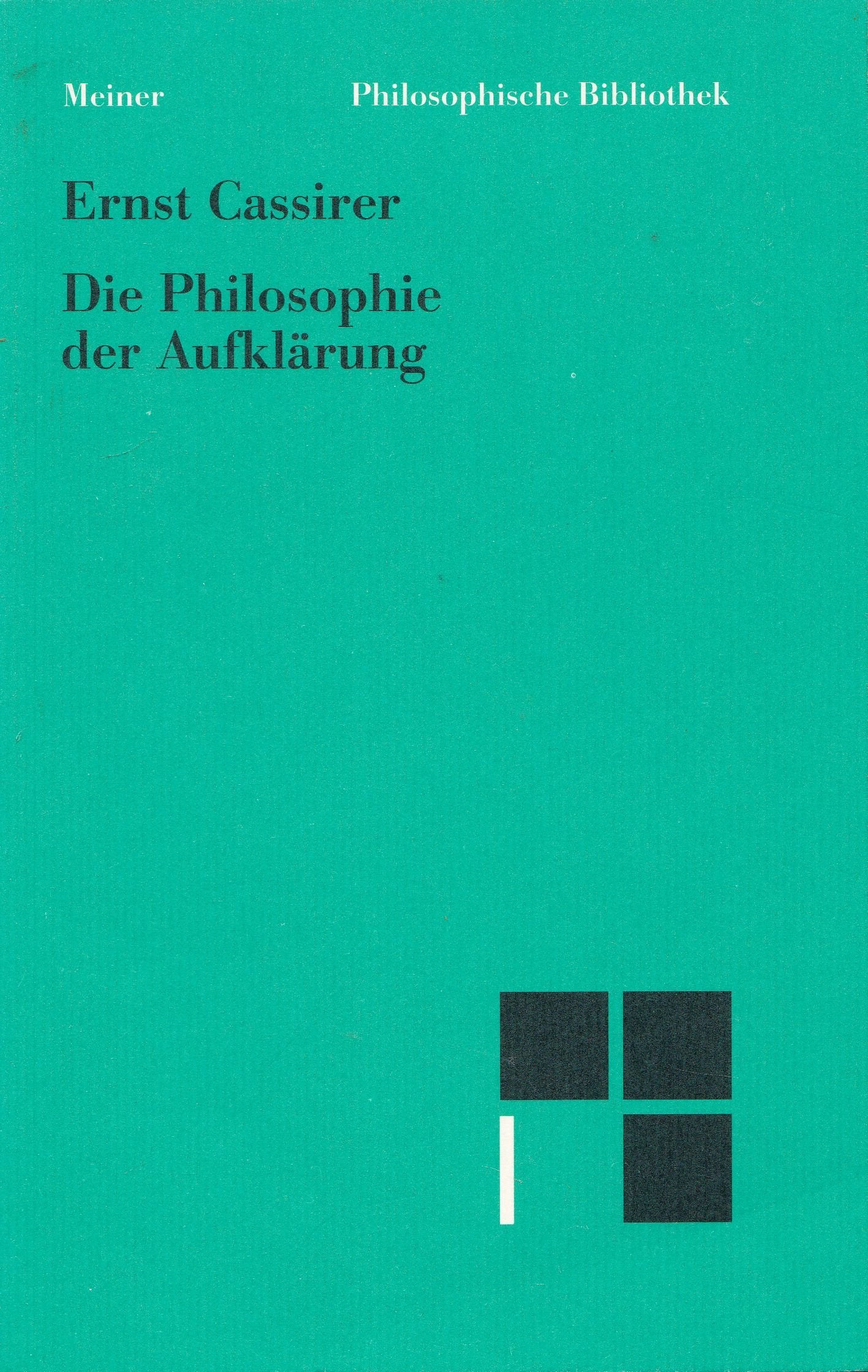 Die Philosophie der Aufklärung. Philosophy