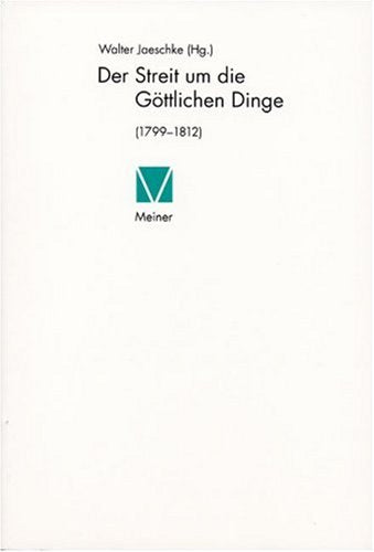 Der Streit um die göttlichen Dinge: Texte und Kommentare Philosophy