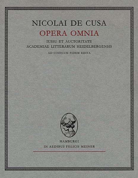 Sermones II (1443–1452) Fasciculus 0: Indices. (Nicolai de Cusa Opera omnia) Philosophy