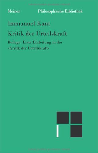 Kritik der Urteilskraft Books