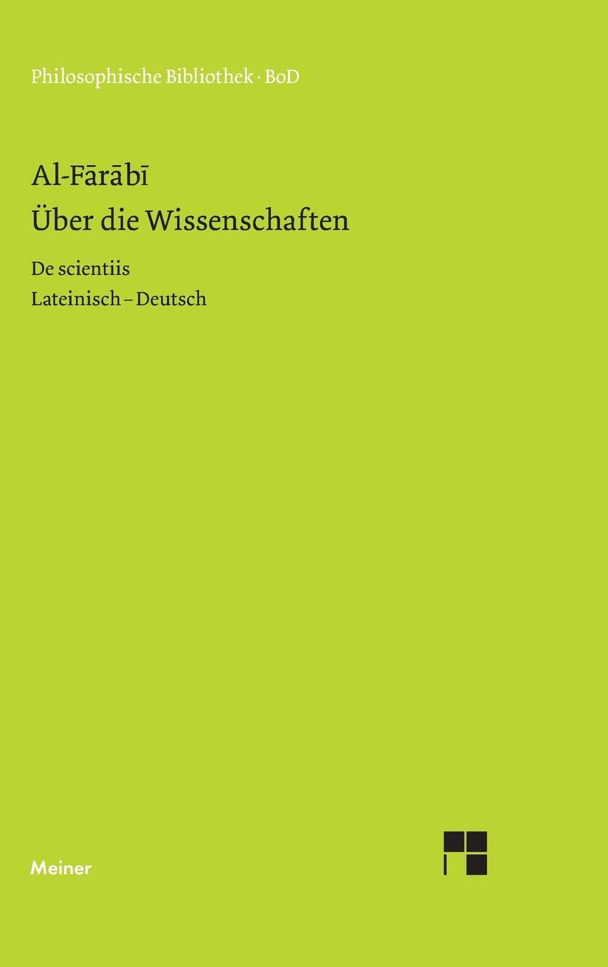 Über die Wissenschaften / De scientiis Philosophy