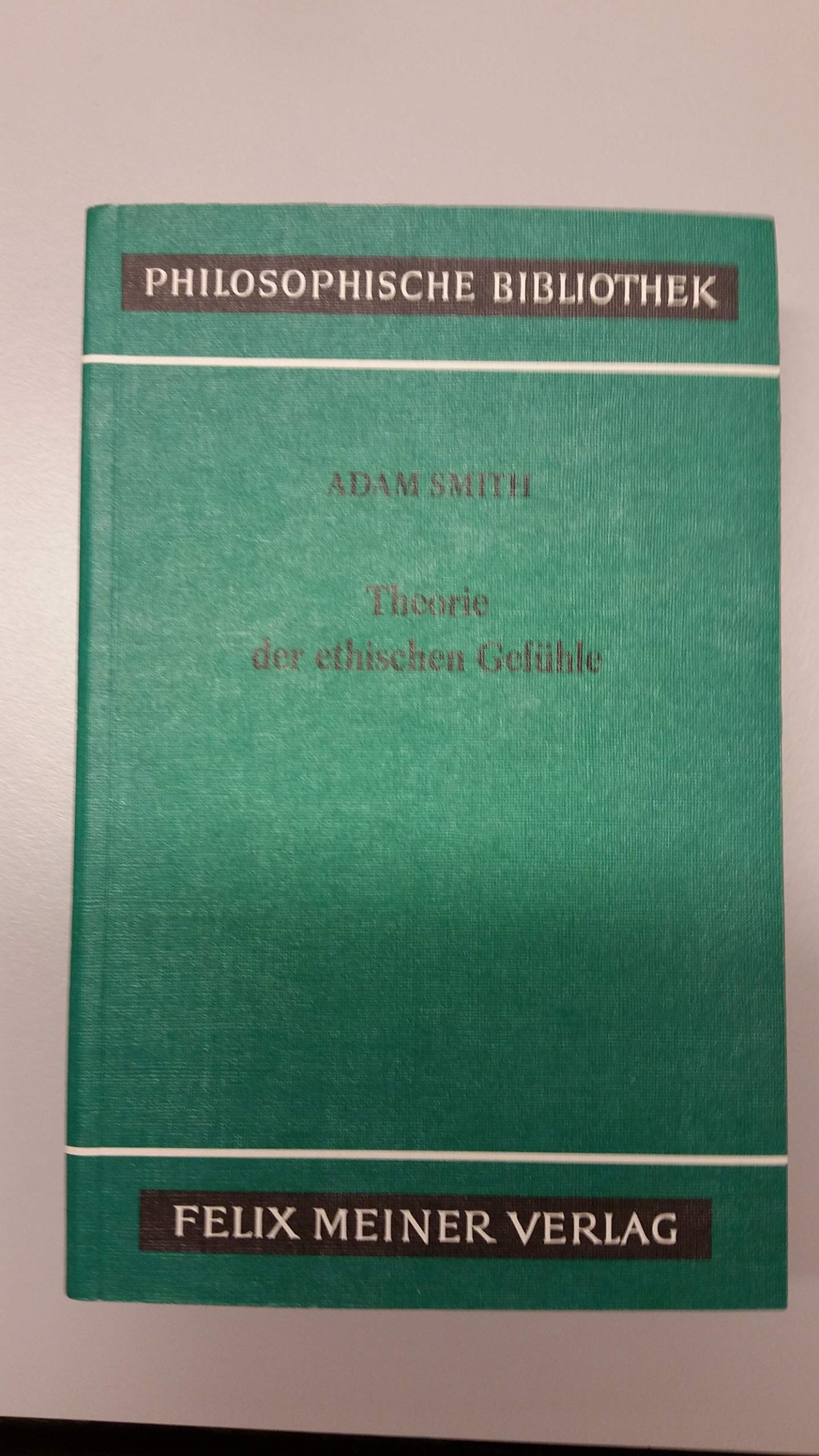 Theorie der ethischen Gefühle Philosophy