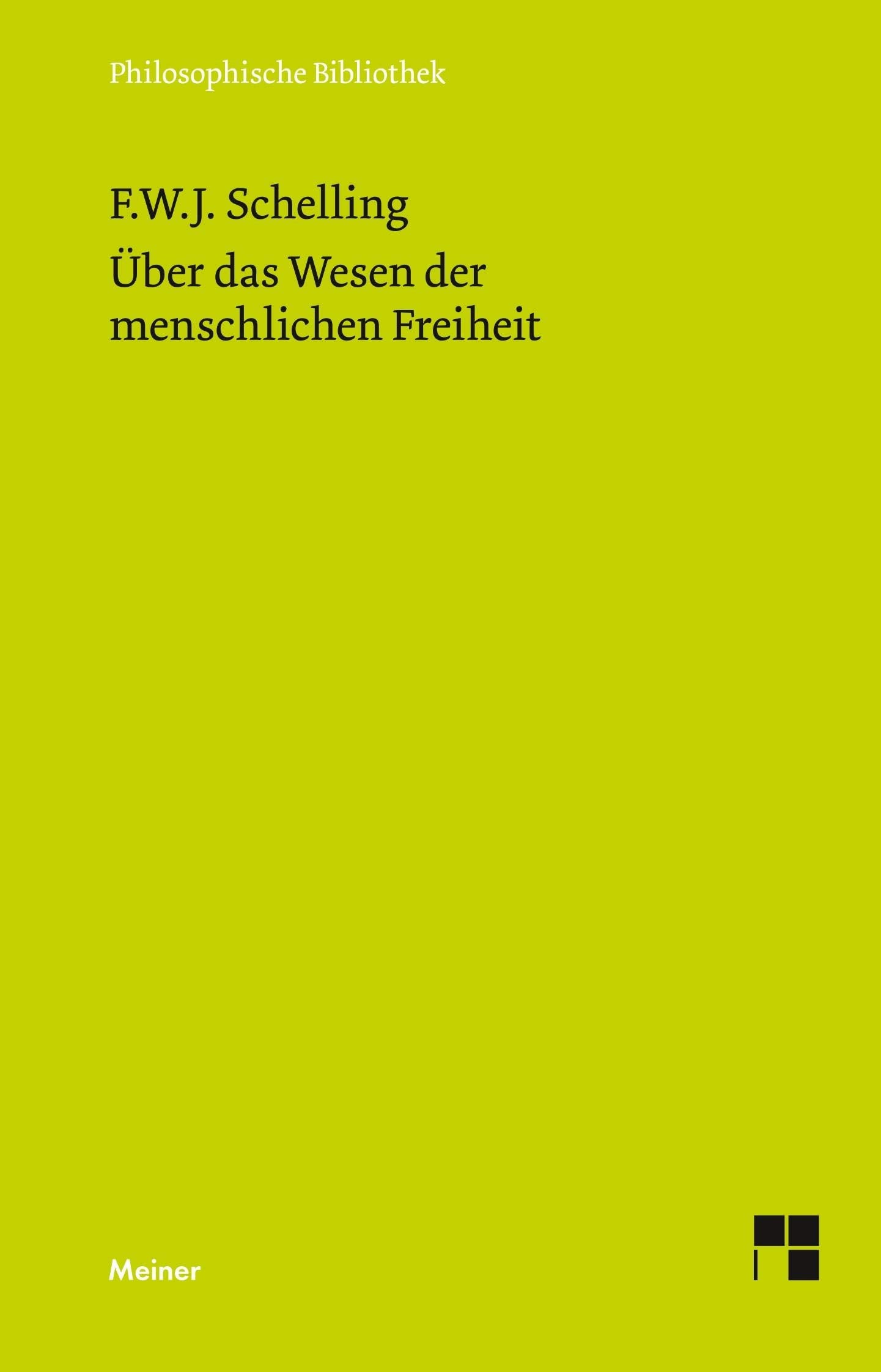 Über das Wesen der menschlichen Freiheit Philosophy