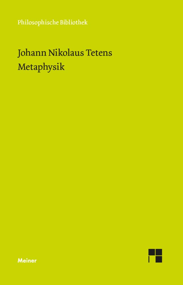 Metaphysik (Philosophische Bibliothek) Philosophy