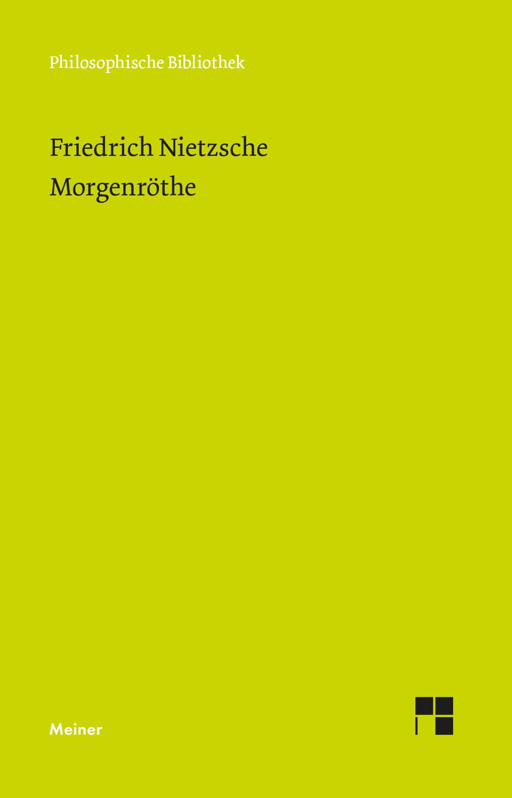 Morgenröthe (Neue Ausgabe 1887) book