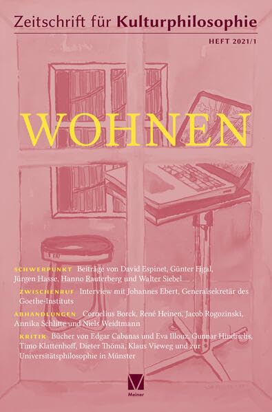 Wohnen (Zeitschrift für Kulturphilosophie) Philosophy
