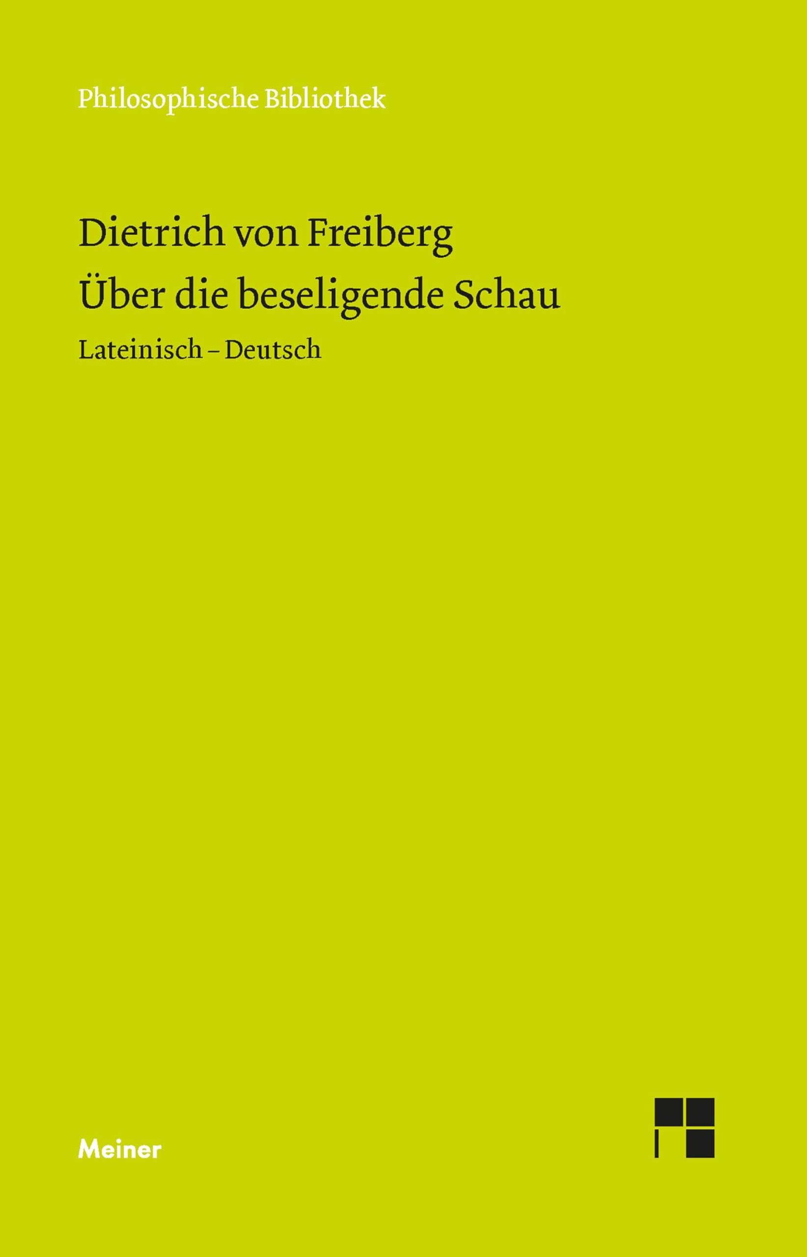 Über die beseligende Schau Philosophy