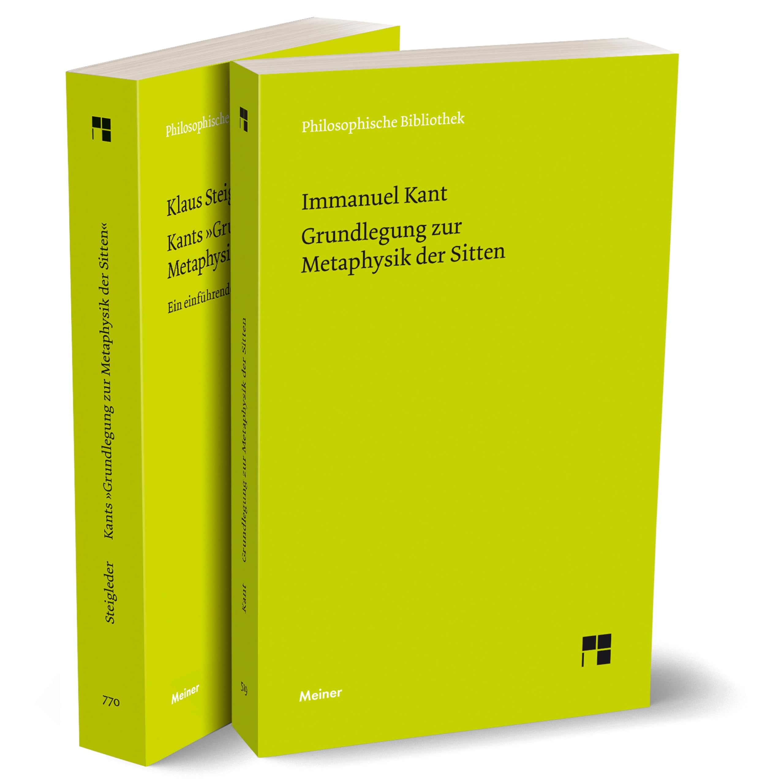 Grundlegung zur Metaphysik der Sitten + Kommentar (Set) Philosophy