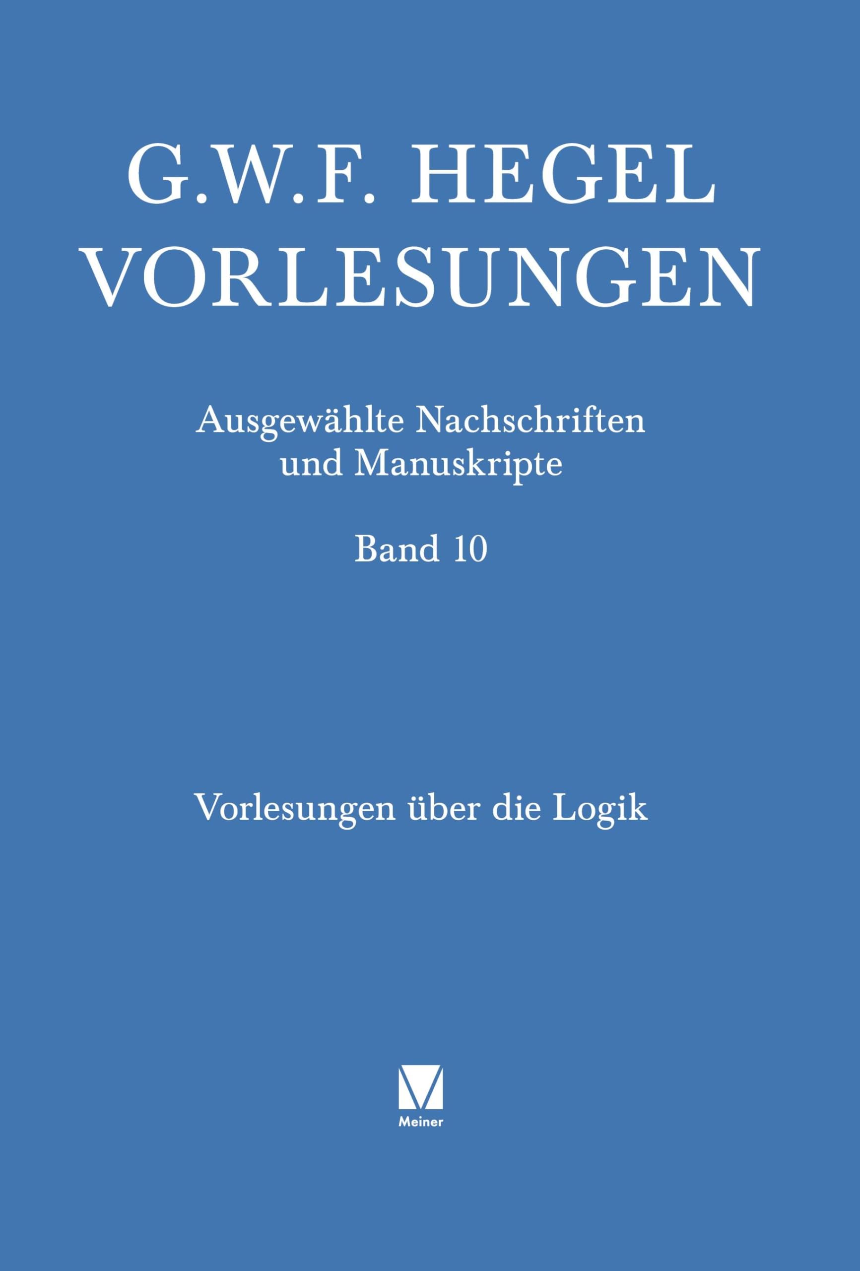 Vorlesungen über die Logik Philosophy